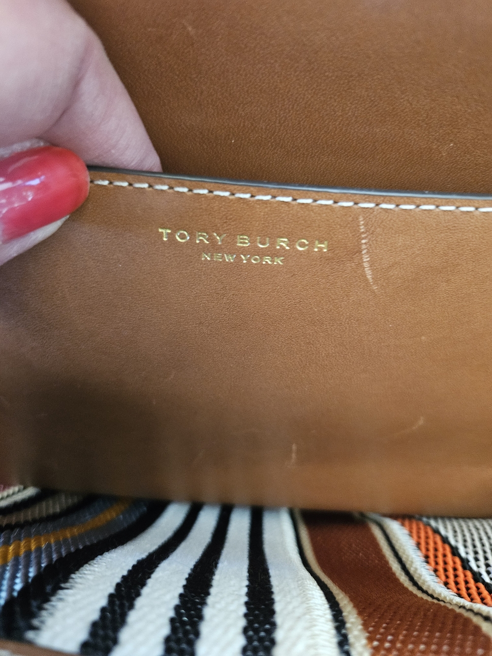 Tory Burch Lee Radziwill Patchwork Webbing Bag - Picture 7 of 12